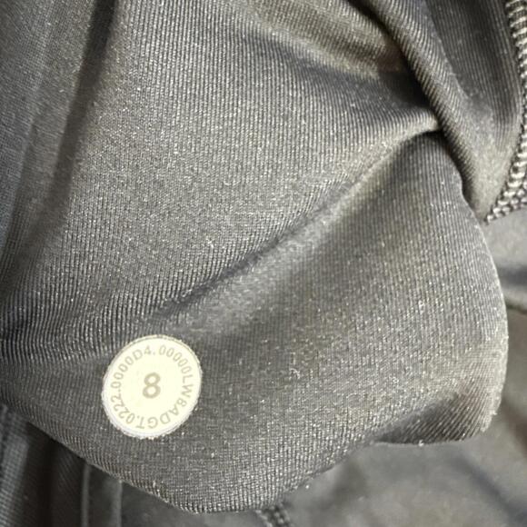 Lululemon Hotty Hot High Rise Skirt Skort Size 8 Black BLK - Picture 4 of 11